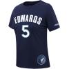 Pro Standard NBA Womens Womens NBA Minnesota Timberwolves Classic Player Cotton Short Sleeve Slim Tee(Team Color)