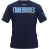 Pro Standard NBA Womens Womens NBA Minnesota Timberwolves Classic Player Cotton Short Sleeve Slim Tee(Team Color)