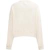 Pro Standard NBA womens Womens Nba Golden State Warriors Neutrals Player Brushed Back French Terry Crewneck Sweatshirt(Eggshell)