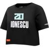Pro Standard WNBA Womens Womens WNBA New York Liberty Classic Player Cotton Short Sleeve Boxy Tee(Black)