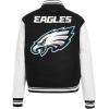 Pro Standard Womens NFL Mash Up Varsity Jacket(Black)