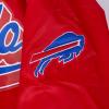 Pro Standard Womens NFL Script Tail Satin Jacket(Red)