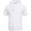 Pro Standard Mens NFL White Out Cotton Double Knit Short Sleeve Hoodie(White)