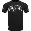Pro Standard NBA Mens Mens NBA San Antonio Spurs Classic Player Cotton Short Sleeve Tee(Black)