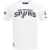Pro Standard NBA Mens Mens NBA San Antonio Spurs Classic Player Cotton Short Sleeve Tee(White)