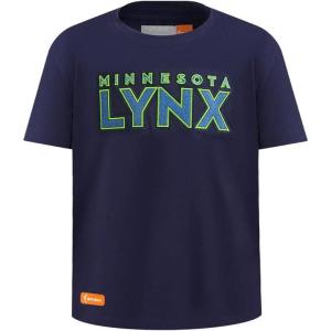 Big Boys WNBA Minnesota Lynx Classic Player Name and Number Cotton Short Sleeve Tee(Midnight Navy)