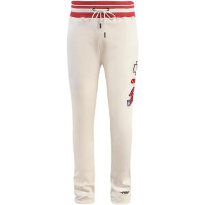 Pro Standard Mens NFL Retro Classics Sweatpant(Eggshell/ Red)
