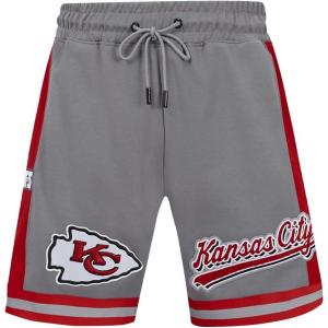 Pro Standard Mens NFL Script Tail Athletic Short(Gray/Red)