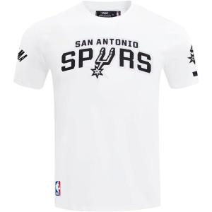 Pro Standard NBA Mens Mens NBA San Antonio Spurs Classic Player Cotton Short Sleeve Tee(White)