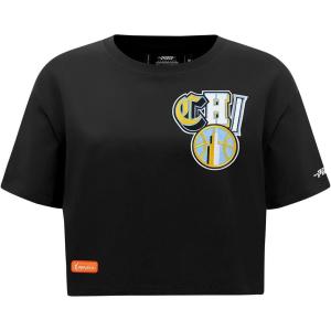 Pro Standard WNBA Womens Womens WNBA City Ransom Cotton Short Sleeve Boxy Tee(Black)