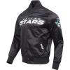 Pro Standard NHL mens Mens Nhl Classic Satin Jacket(Black)