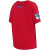 Womens NHL Classic Wind Cotton Boyfriend Fit Tee(Red)