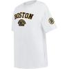 Womens NHL Classic Wind Cotton Boyfriend Fit Tee(White)