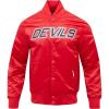 Pro Standard NHL mens Mens Nhl Classic Satin Jacket(Red)