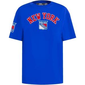 Womens NHL Classic Wind Cotton Boyfriend Fit Tee(Royal Blue)
