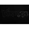 Black Vikings NFL Men’s Tee by Pro Standard(Triple Black)