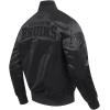 Pro Standard NHL mens Mens Nhl Classic Triple Black Satin Jacket(Triple Black)
