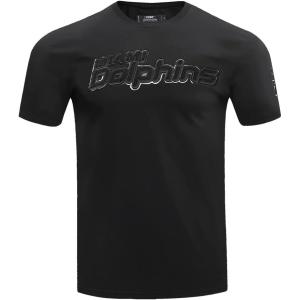 Black Miami Dolphins NFL Men’s Tee (Triple Black) by Pro Standard(Triple Black)