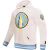 Pro Standard Mens WNBA Retro Classics Brushed Back French Terry Pull Over Hoodie(Eggshell/ University Blue)