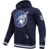 Pro Standard Mens WNBA Retro Classics Brushed Back French Terry Pull Over Hoodie(Midnight Navy)