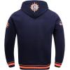 Pro Standard Mens WNBA Retro Classics Brushed Back French Terry Pull Over Hoodie(Midnight Navy/Orange/Midnight Navy)