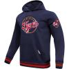 Pro Standard Mens WNBA Retro Classics Brushed Back French Terry Pull Over Hoodie(Midnight Navy/Red/Midnight Navy)