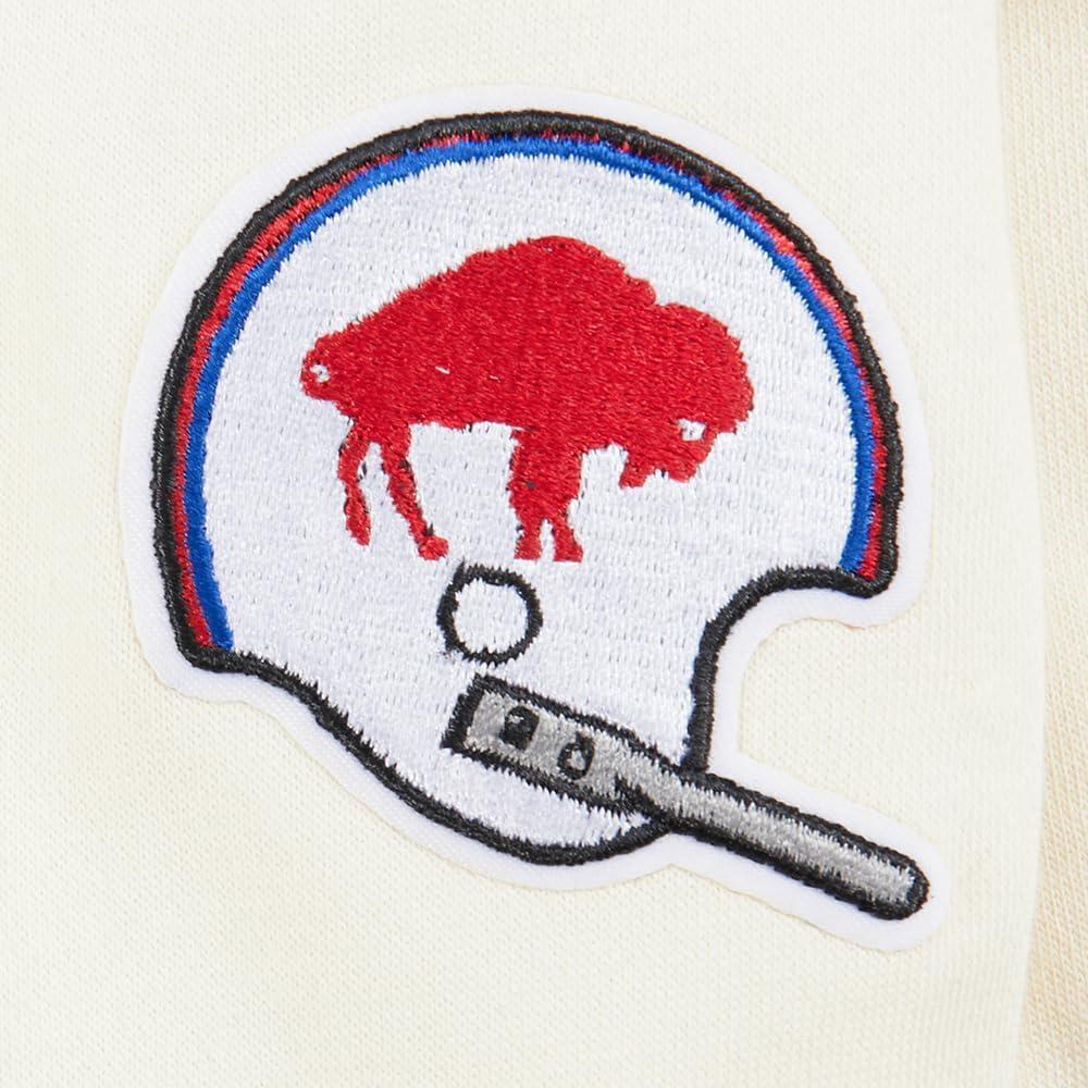image:imageNFL BUFFALO BILLS RETRO CLASSIC TODDLER GIRLS RIB FLEECE CREWNECKEggshellRoyal Blue