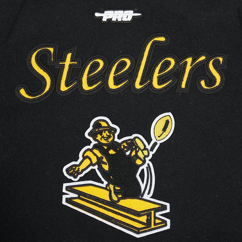 image:imagePro Standard Little Boys NFL Retro Classics Varsity JacketBlackYellow