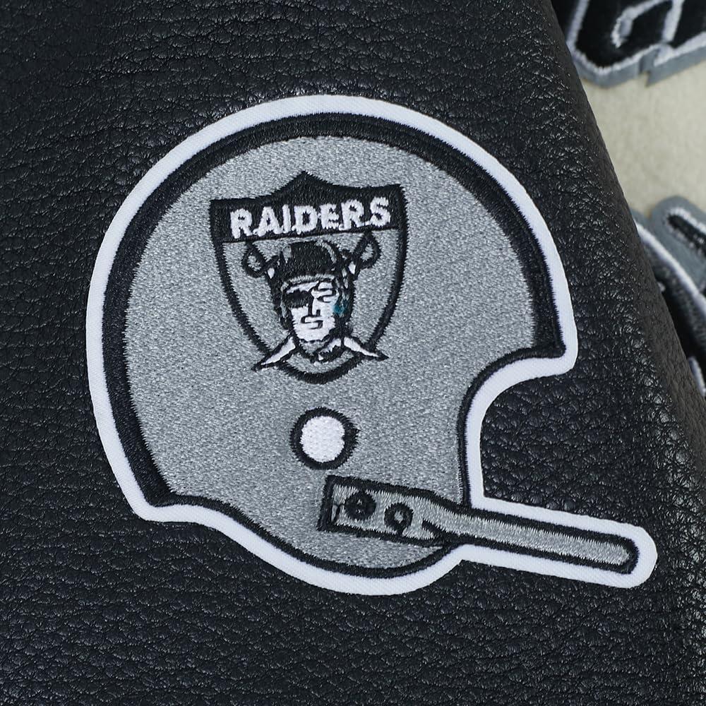 image:imagePro Standard Little Boys NFL Retro Classics Varsity JacketEggshell Black