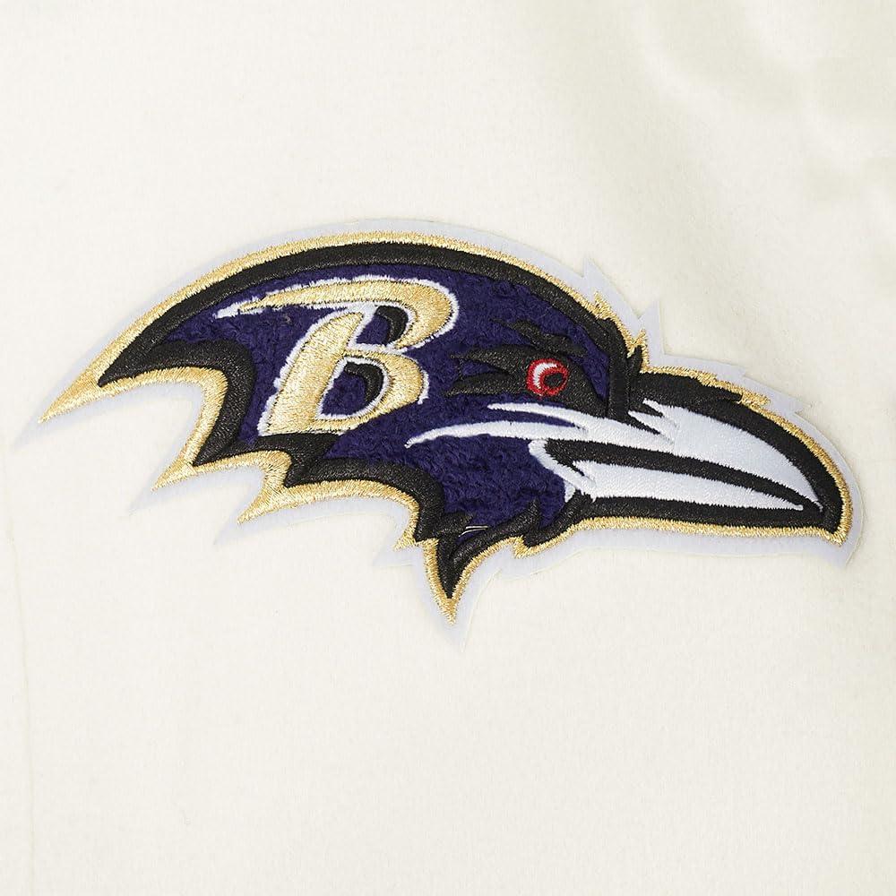 image:imagePro Standard Little Boys NFL Retro Classics Varsity JacketEggshell Purple