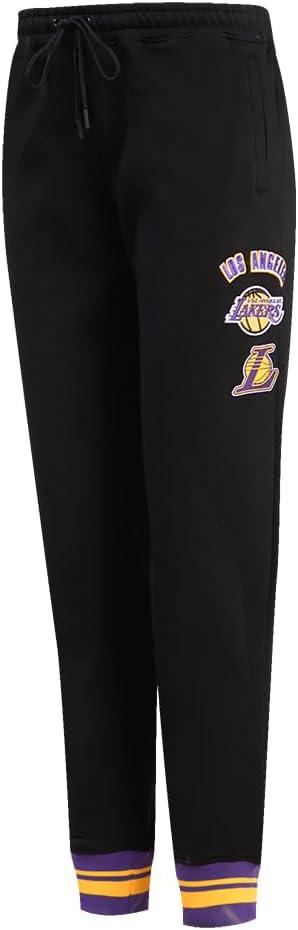 image:imagePro Standard NBA Womens Womens NBA Retro Classics Brushed Back French Terry SweatpantBlackPurpleYellow