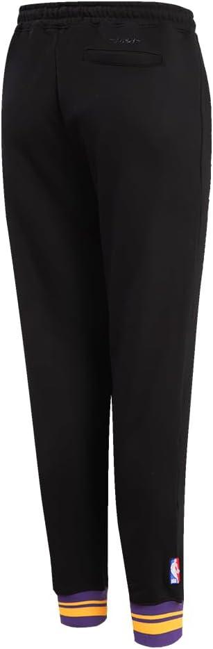 image:imagePro Standard NBA Womens Womens NBA Retro Classics Brushed Back French Terry SweatpantBlackPurpleYellow