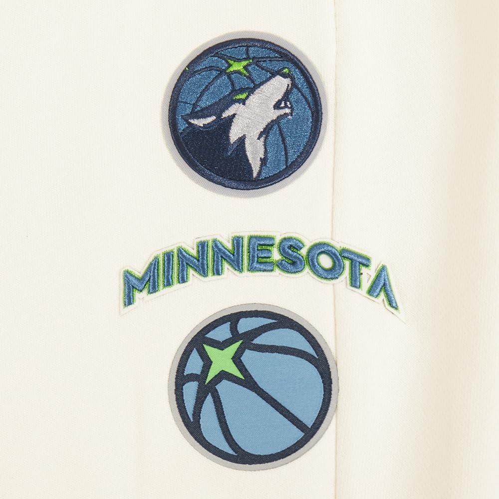 image:imagePro Standard NBA Womens Womens NBA Retro Classics Brushed Back French Terry SweatpantEggshell Midnight Navy