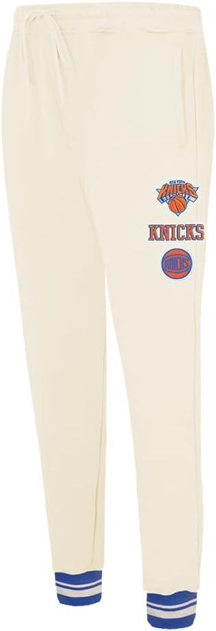 image:imagePro Standard NBA Womens Womens NBA Retro Classics Brushed Back French Terry SweatpantEggshellRoyal Blue