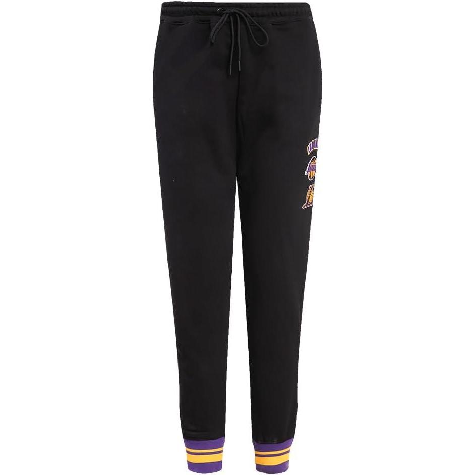 image:imagePro Standard NBA Womens Womens NBA Retro Classics Brushed Back French Terry SweatpantBlackPurpleYellow