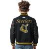 Pro Standard Little Boys NFL Retro Classics Varsity Jacket(Black/Yellow)