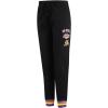 Pro Standard NBA Womens Womens NBA Retro Classics Brushed Back French Terry Sweatpant(Black/Purple/Yellow)
