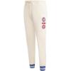Pro Standard NBA Womens Womens NBA Retro Classics Brushed Back French Terry Sweatpant(Eggshell/Royal Blue)