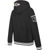 Retro Classic Baltimore Ravens Boys’ Fleece Pullover Hoodie(Black)