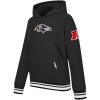 Retro Classic Baltimore Ravens Boys’ Fleece Pullover Hoodie(Black)
