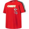 Retro Classic Kansas City Chiefs Single Jersey T-Shirt for Big Boys by Pro Standard(Red/Black)