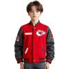 Pro Standard Little Boys NFL Retro Classics Varsity Jacket(Red/Black)