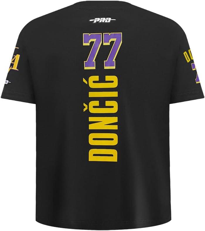 image:imagePro Standard Boys Big NBA Los Angeles Lakers Classic Player Short Sleeve TeeBlack