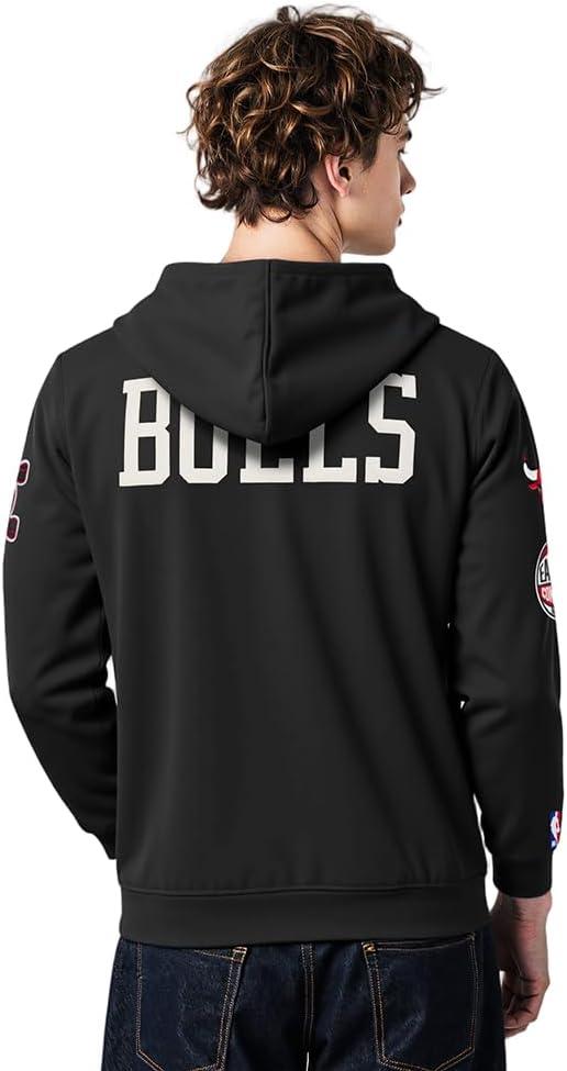 image:imagePro Standard NBA mens Mens Nba Modern Originals Brushed Back French Terry Pull Over HoodieBlack