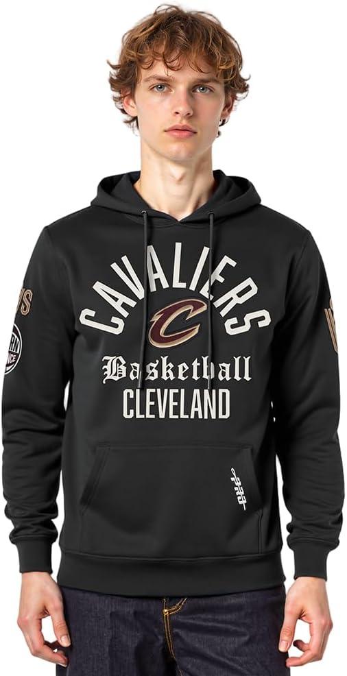 image:imagePro Standard NBA mens Mens Nba Modern Originals Brushed Back French Terry Pull Over HoodieBlack