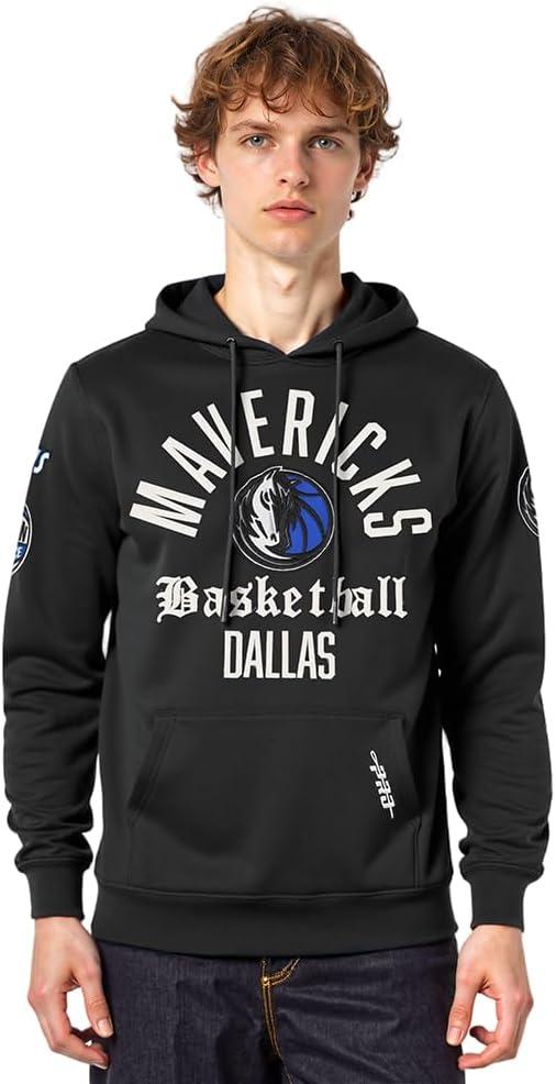 image:imagePro Standard NBA mens Mens Nba Modern Originals Brushed Back French Terry Pull Over HoodieBlack