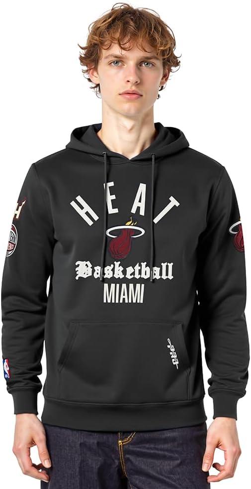 image:imagePro Standard NBA mens Mens Nba Modern Originals Brushed Back French Terry Pull Over HoodieBlack