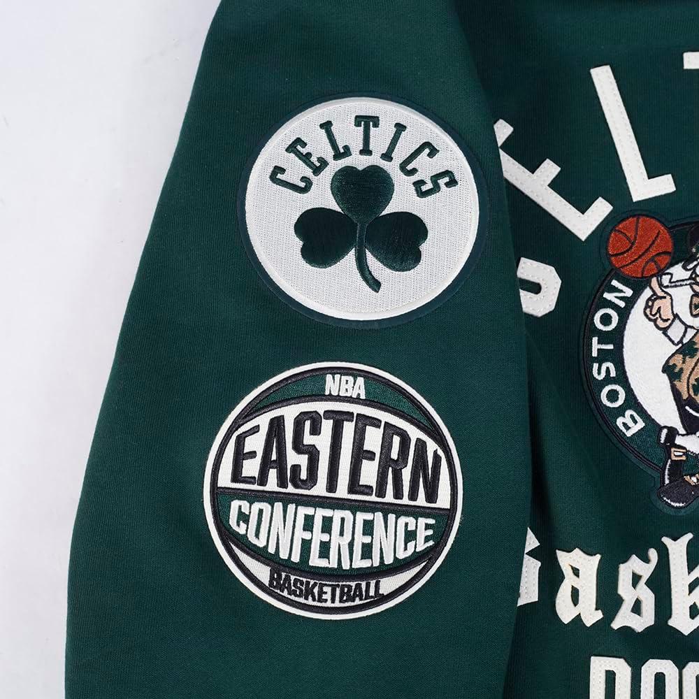 image:imagePro Standard NBA mens Mens Nba Modern Originals Brushed Back French Terry Pull Over HoodieForest Green