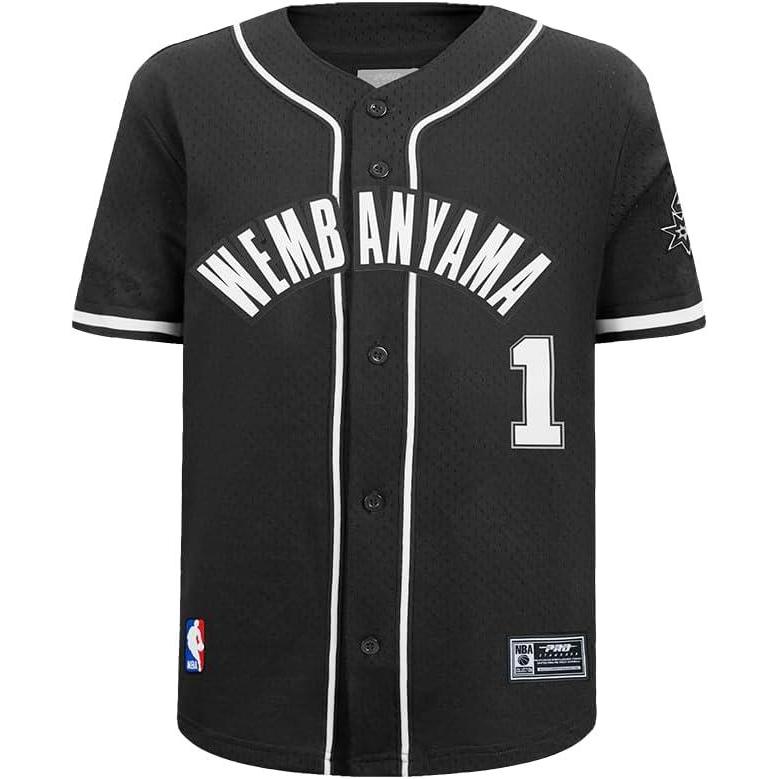image:imagePro Standard NBA Boys Big Boys NBA San Antonio Spurs Classic Player Mesh Down TopBlack