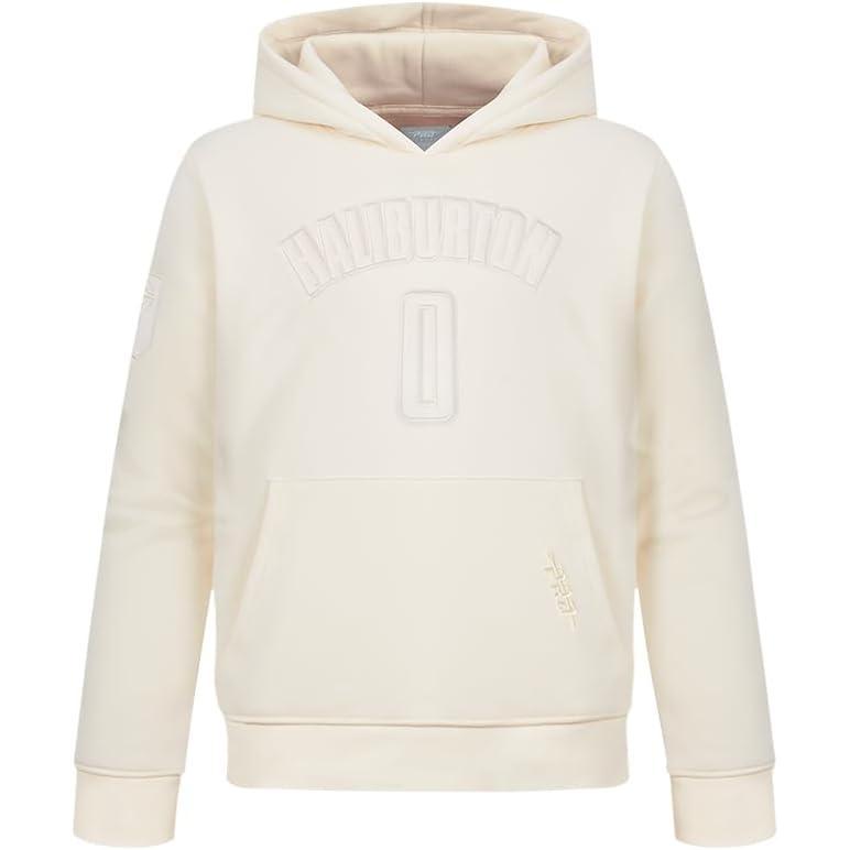 image:imagePro Standard NBA boys Big Boys Nba Indiana Pacers Neutrals Player Fleece Pull Over HoodieEggshell